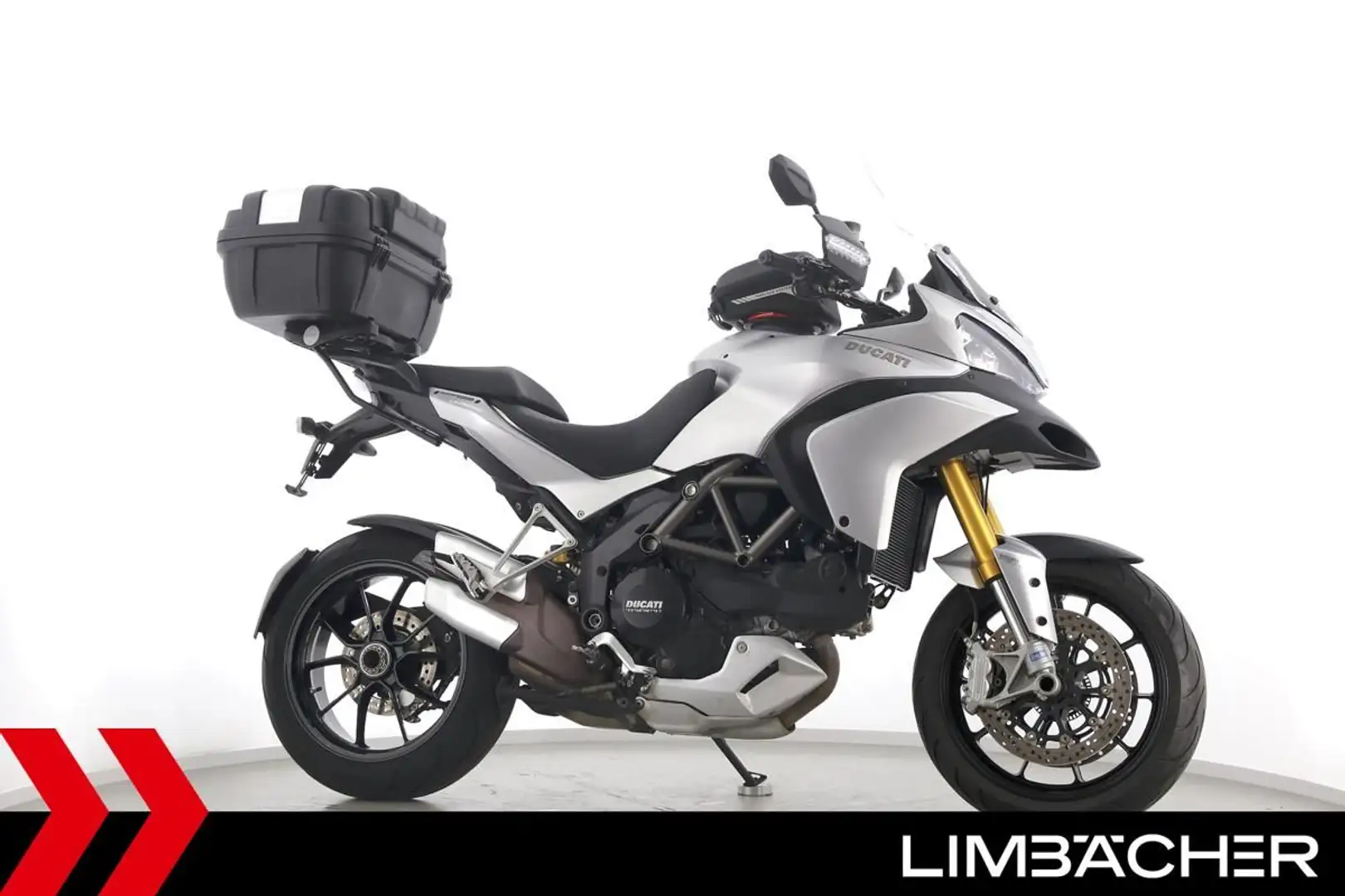 Ducati Multistrada 1200 S - Öhlins, Topcase Silver - 1