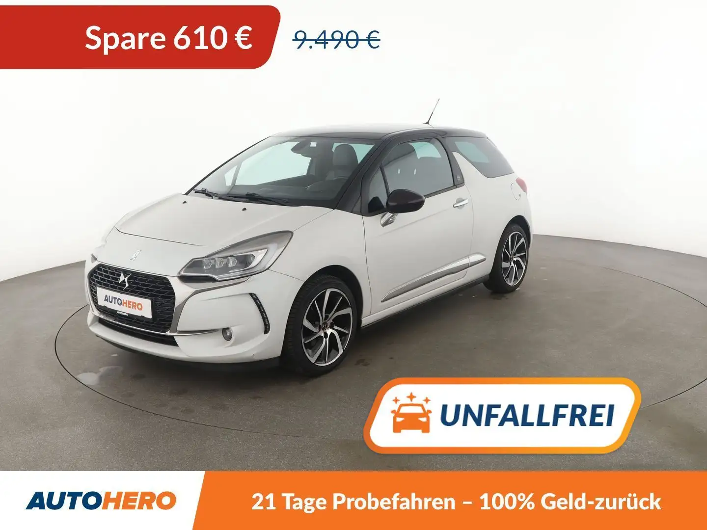 DS Automobiles DS 3 1.2 PureTech GIVENCHY Le MakeUp*TEMPO*PDC*SHZ* Weiß - 1