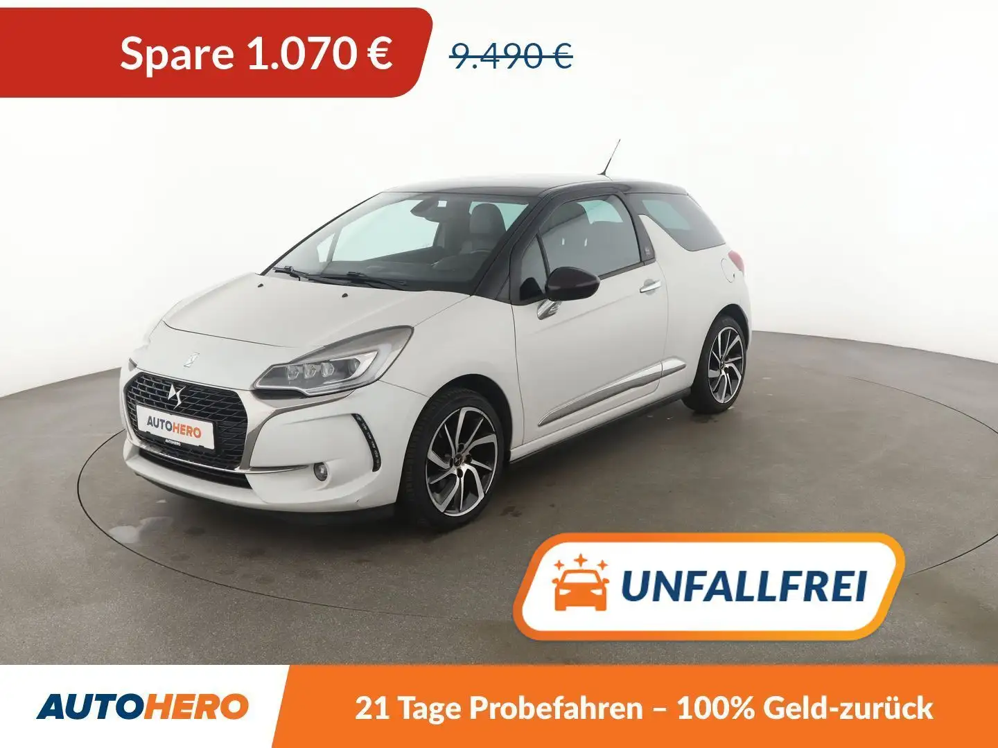 DS Automobiles DS 3 1.2 PureTech GIVENCHY Le MakeUp*TEMPO*PDC*SHZ* Weiß - 1