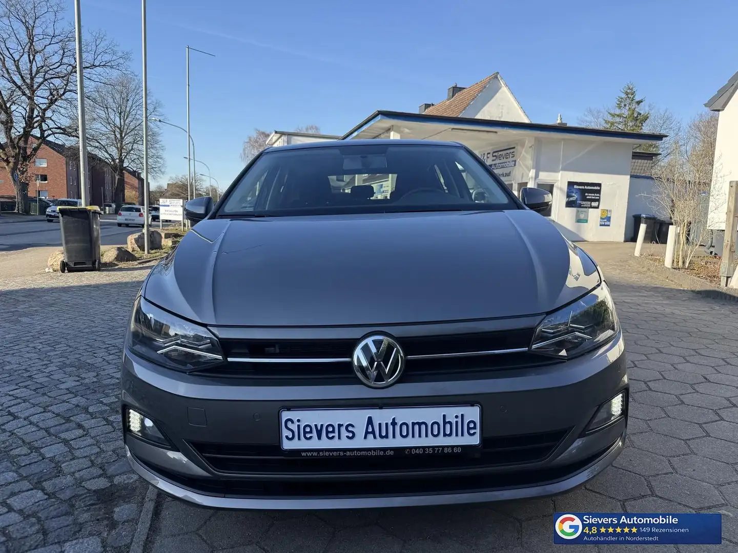 Volkswagen Polo VI Comfortline 1,0 TSI DSG ACC SHZ Carplay Klima Grau - 2