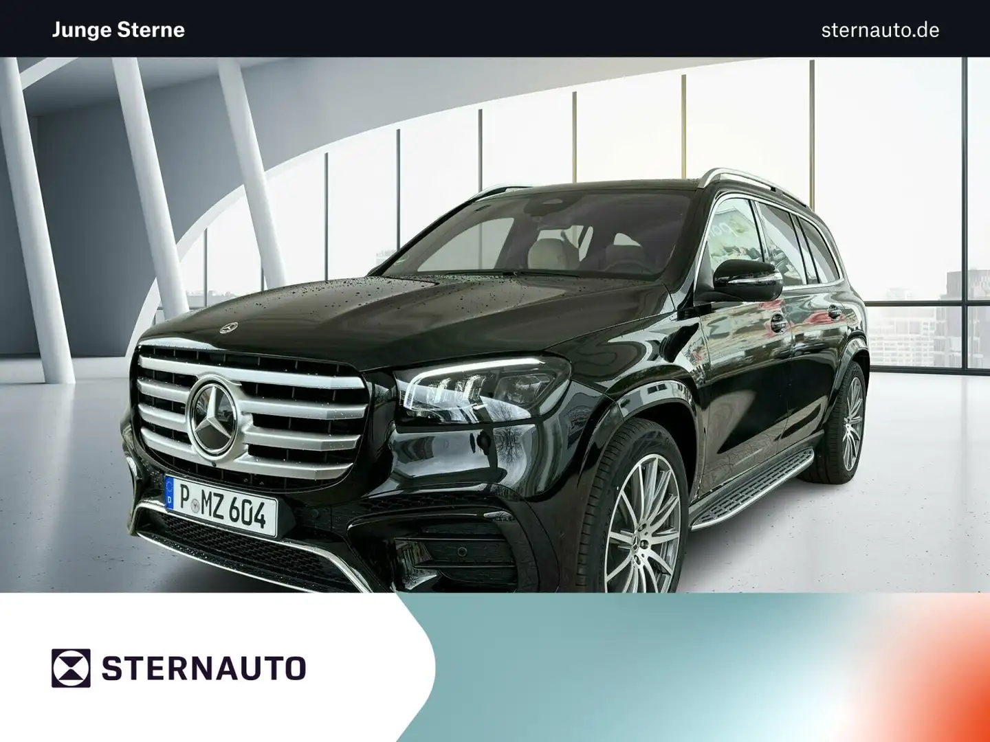 Mercedes-Benz GLS 450 GLS 450 d 4M AMG Line/Standhzg./Pano.-Dach/Leder Schwarz - 1