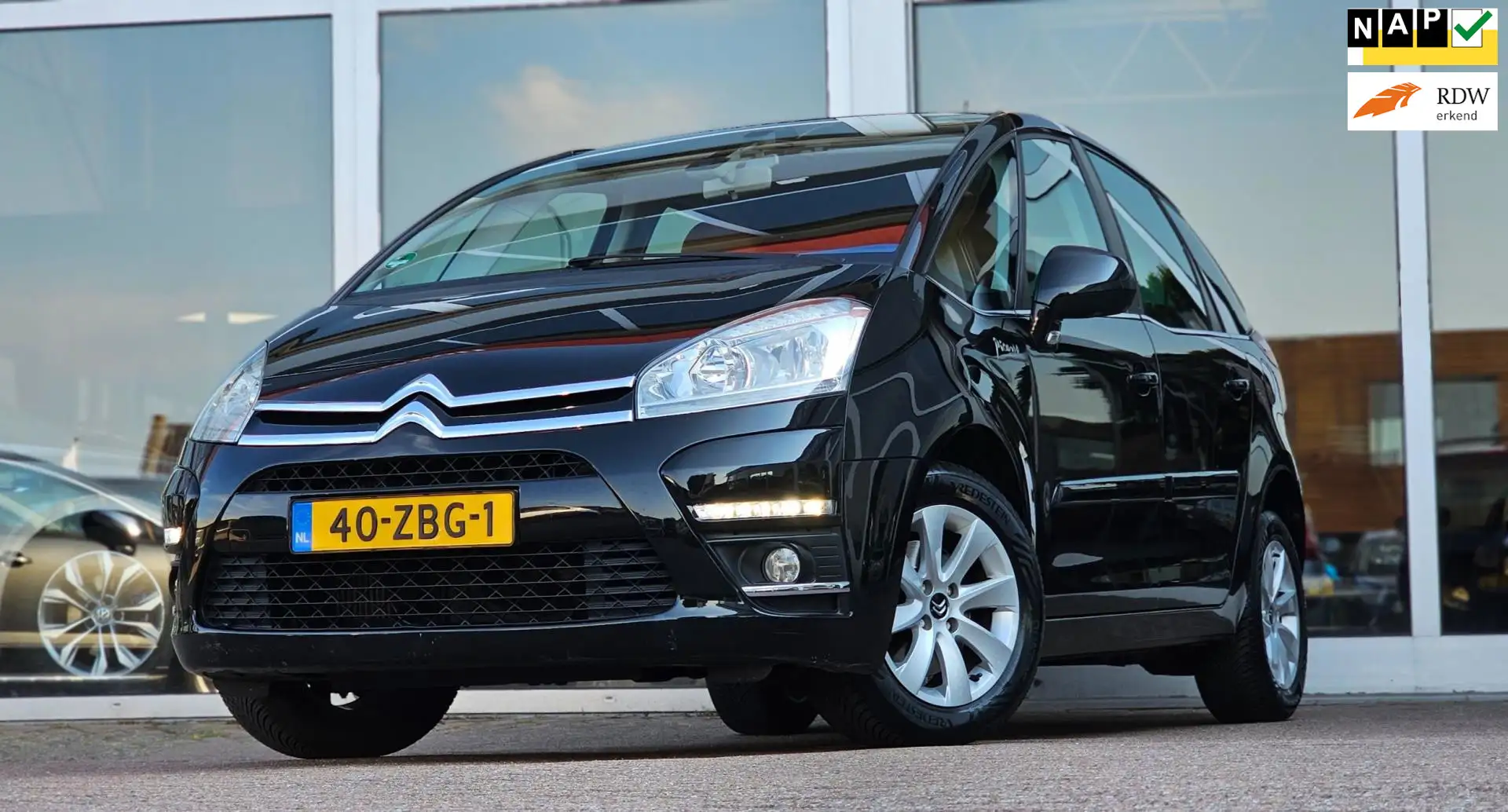 Citroen C4 Picasso 1.6 THP Collection Automaat Lerenbekleding 2e Eige Zwart - 1