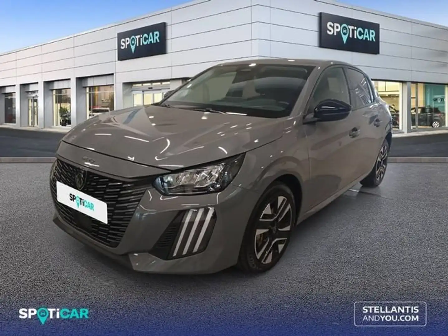 Peugeot 208 1.2 Hybrid Allure e-DCS6 110 Gris - 1