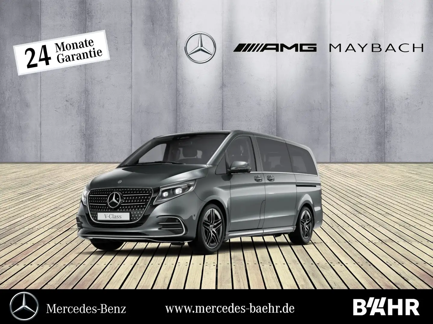Mercedes-Benz V 300 V 300 d Lang AMG/MBUX-Navi/LED/Distronic/LMR-19" Grau - 1