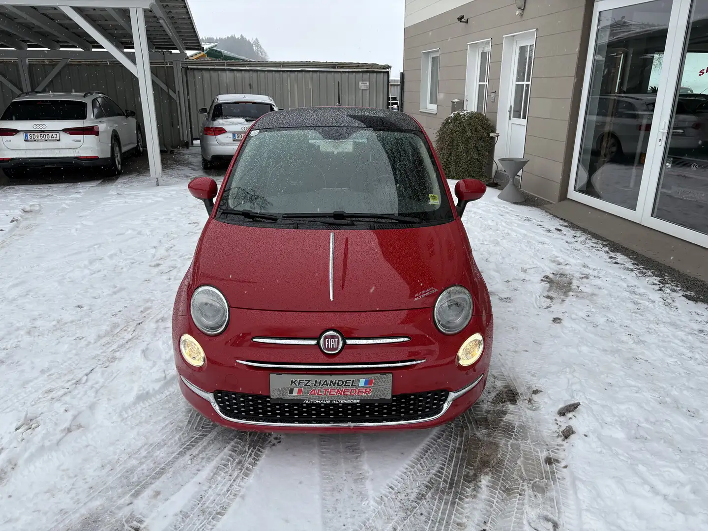 Fiat 500 ECO 1,2 69 Lounge *ZR-GEMACHT*PANO*NAVI*BT*PDC* Rot - 2