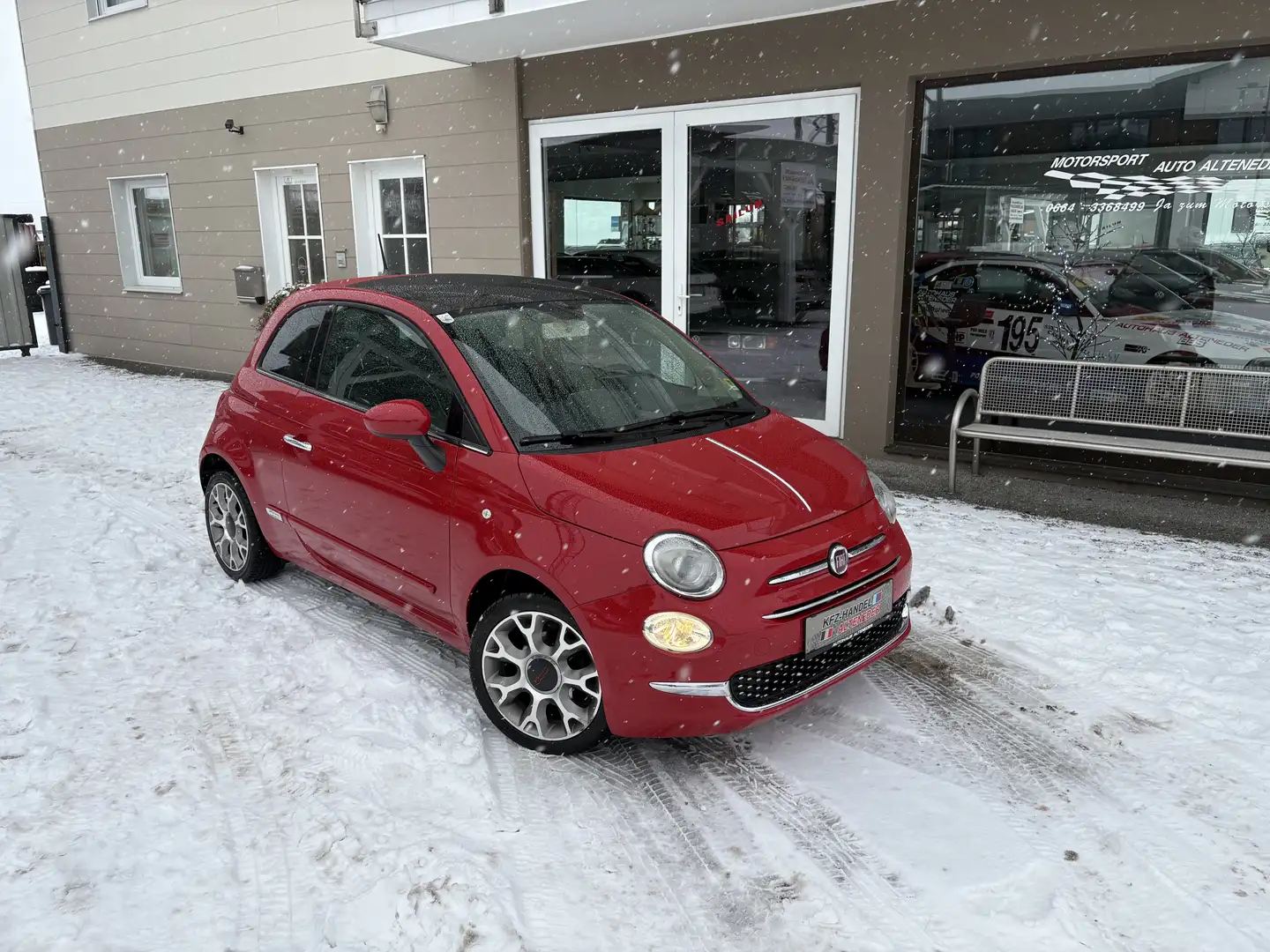 Fiat 500 ECO 1,2 69 Lounge *ZR-GEMACHT*PANO*NAVI*BT*PDC* Rot - 1