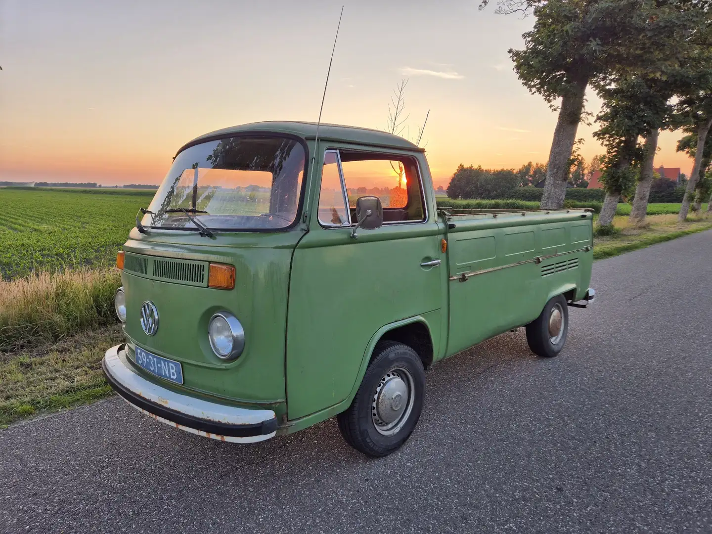 Volkswagen t2b pickup 1976 Verde - 1
