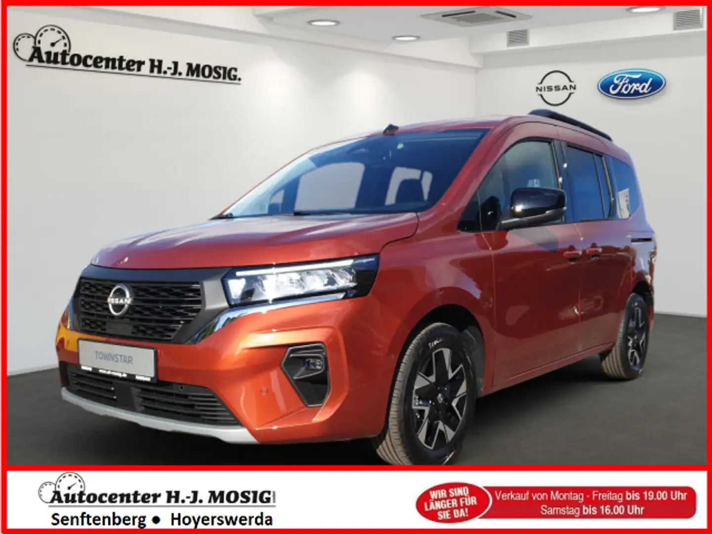 Nissan Townstar Kombi L1 N-Connecta + Design-Paket Portocaliu - 1
