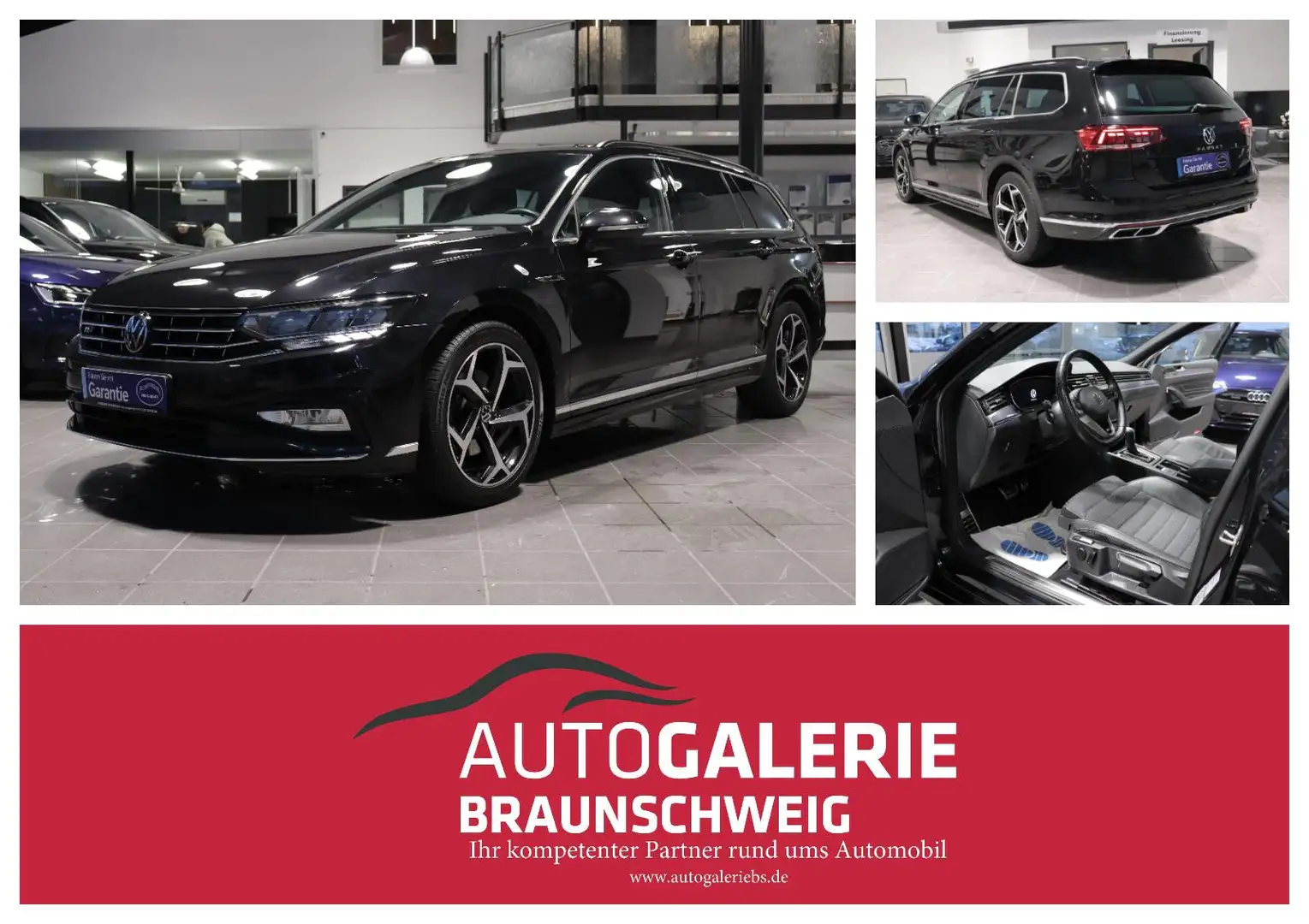 Volkswagen Passat Variant Passat Var. 2.0 TDI DSG R-LINE *VIRTUAL*ACC*CAM* Noir - 1