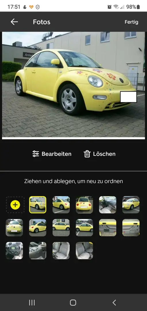 Volkswagen New Beetle 2.0  TÜV NEU Jaune - 1