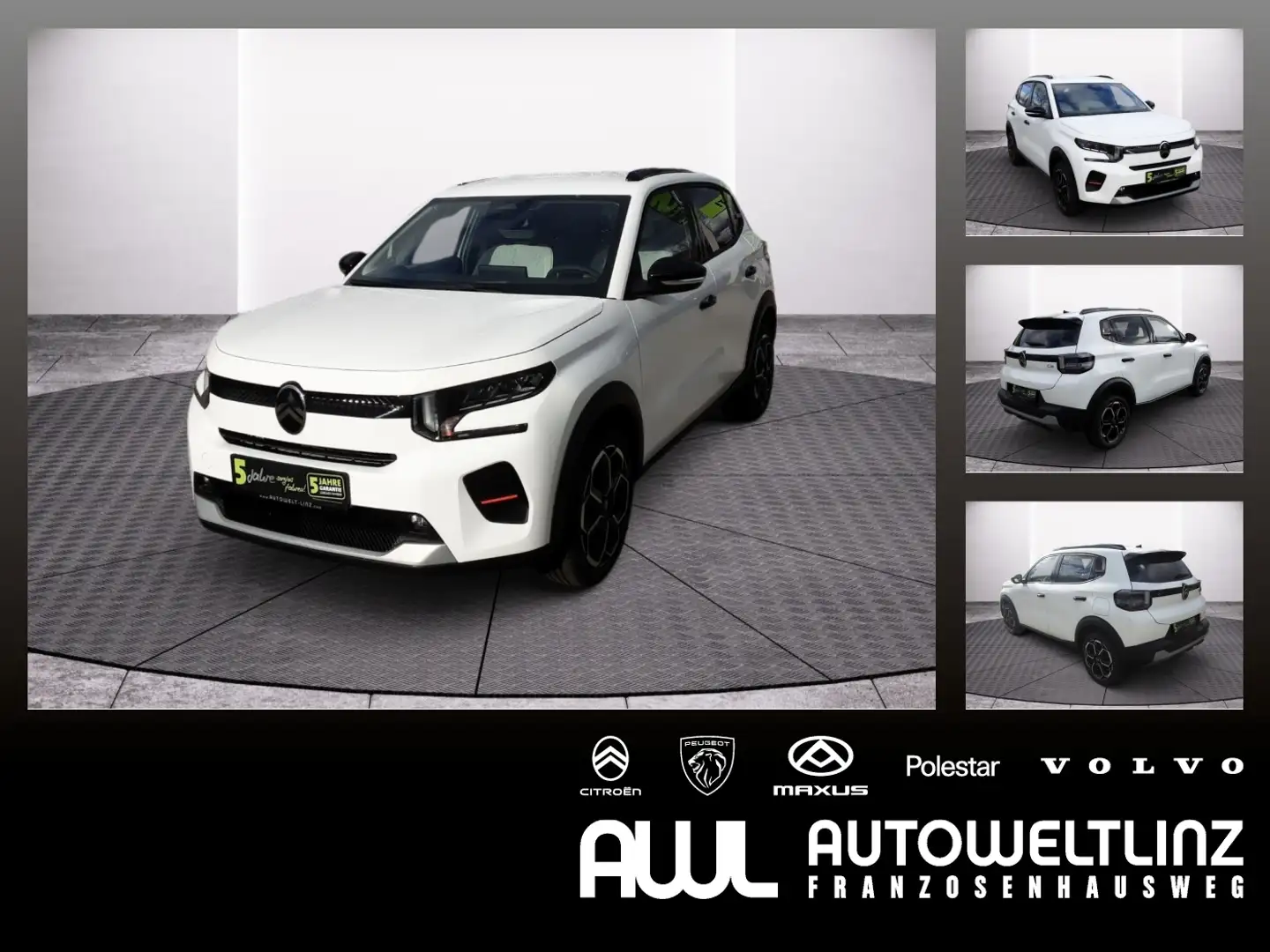 Citroen C3 Turbo 100PS MAX Winterpaket Weiß - 1