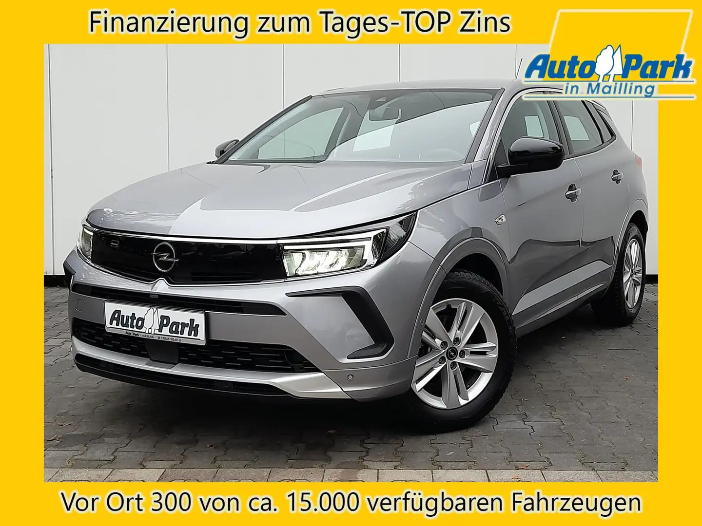 Opel Grandland Enjoy NAVI/APP~LED~2xPDC~SHZ~DAB~FHZ Grau - 1