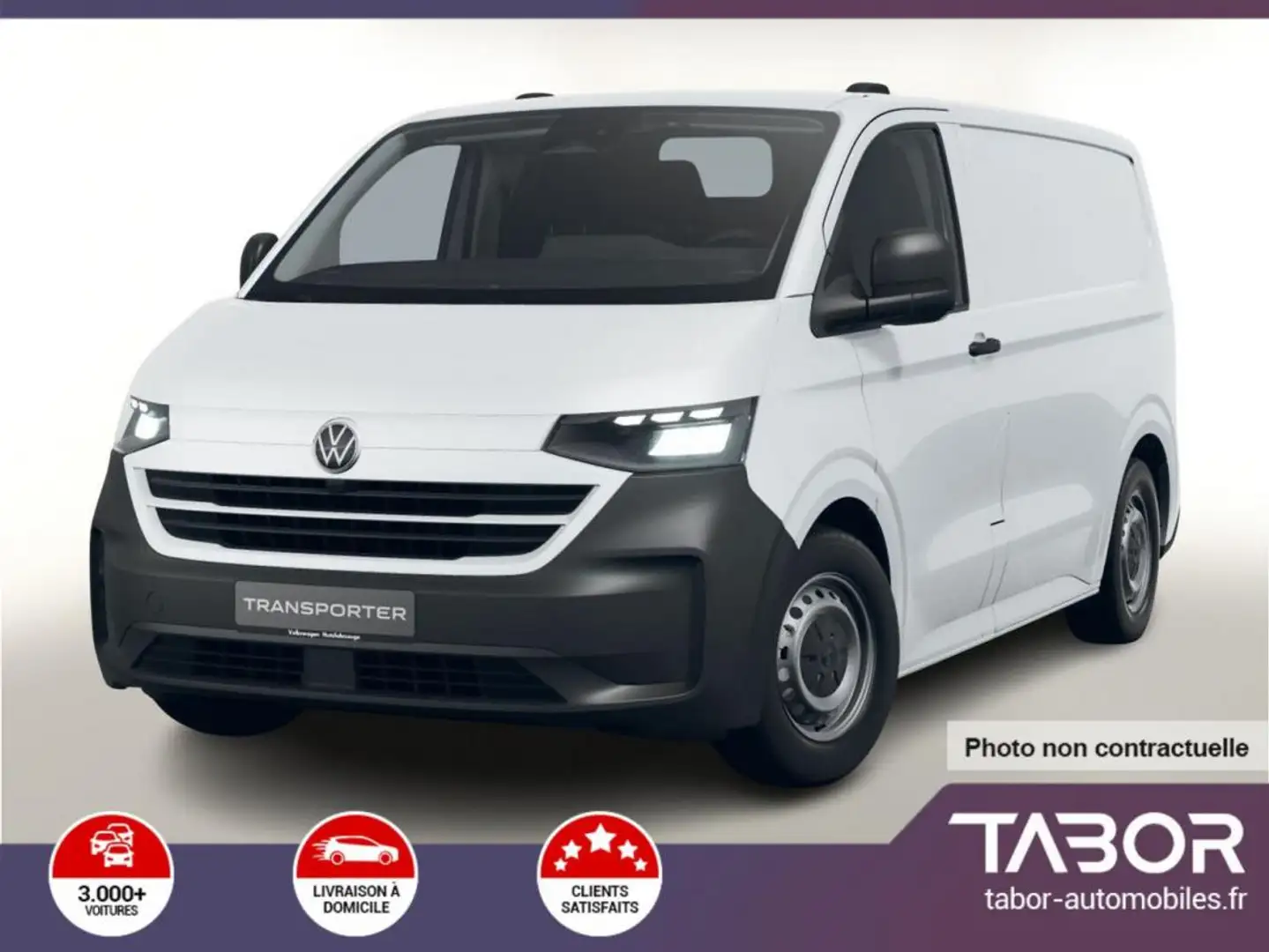 Volkswagen Transporter T7 2.0 TDI 110 LED AppCo Blanc - 1