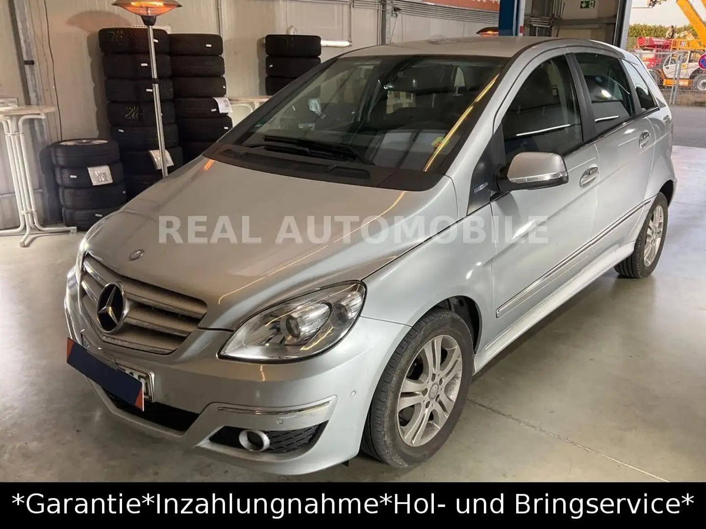 Mercedes-Benz B 180 B -Klasse B 180 NGT AUTOMATIK *TÜV NEU*SH* Silber - 1