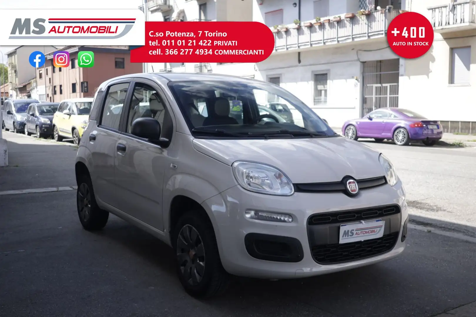 Fiat Panda FIAT Panda 0.9 TwinAir Turbo Natural Power Lounge Beige - 1