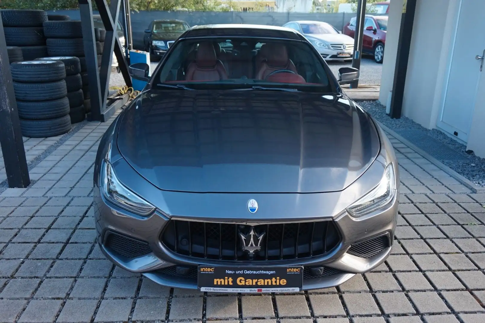 Maserati Ghibli 3.0 V6 GranSport S*Leder Rot~High-End B&W Grau - 2