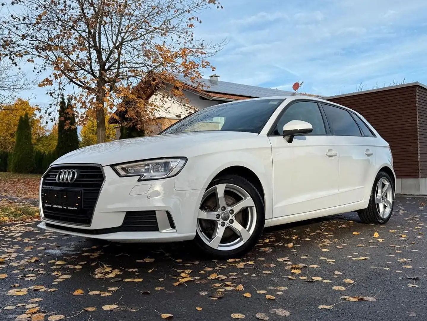 Audi A3 Sportback 40 TFSI quattro sport / LEDER / NAV Weiß - 1