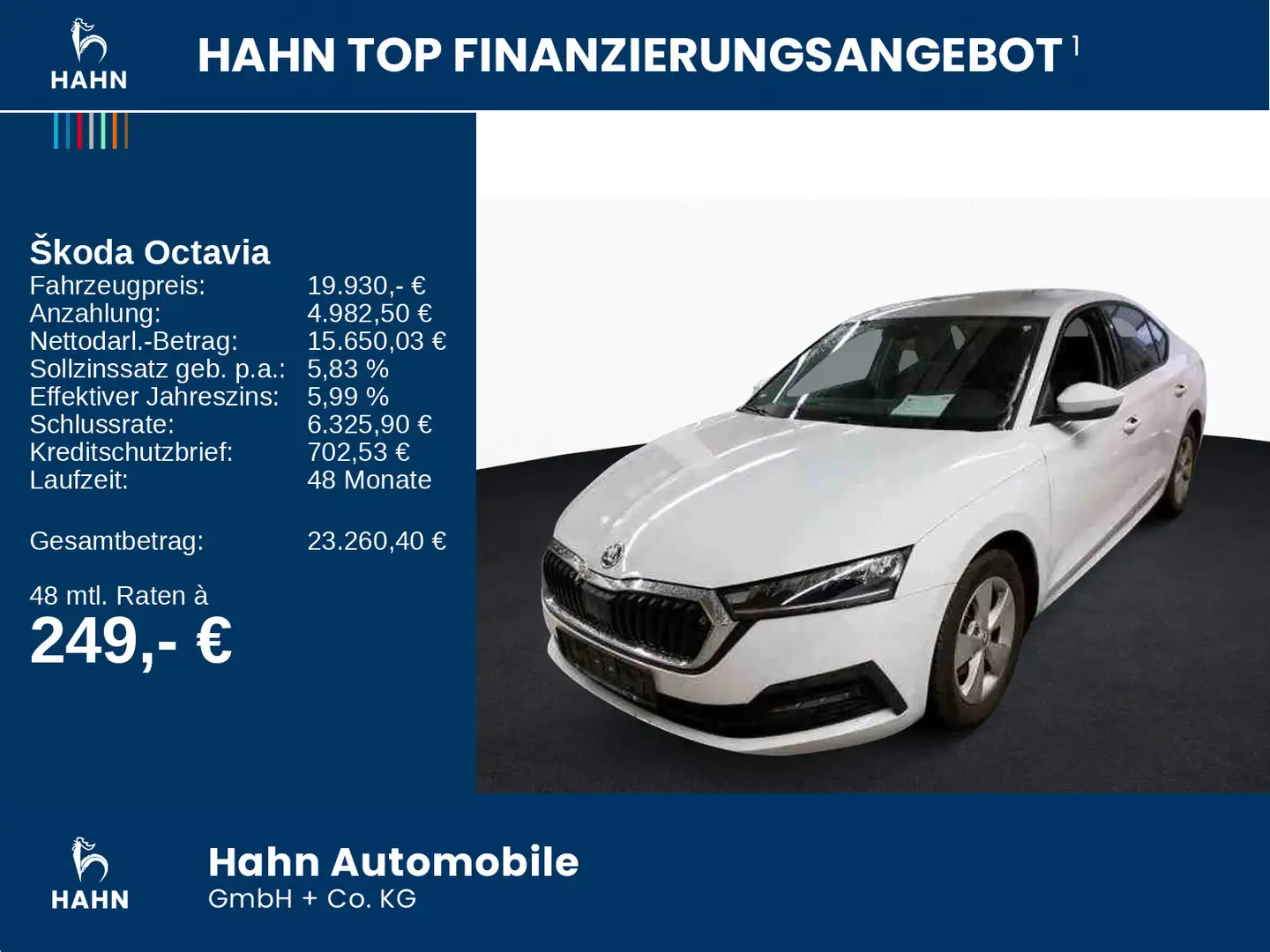 Skoda Octavia 2.0TDI Ambition 16" LED PDC Sitzheizung Weiß - 2