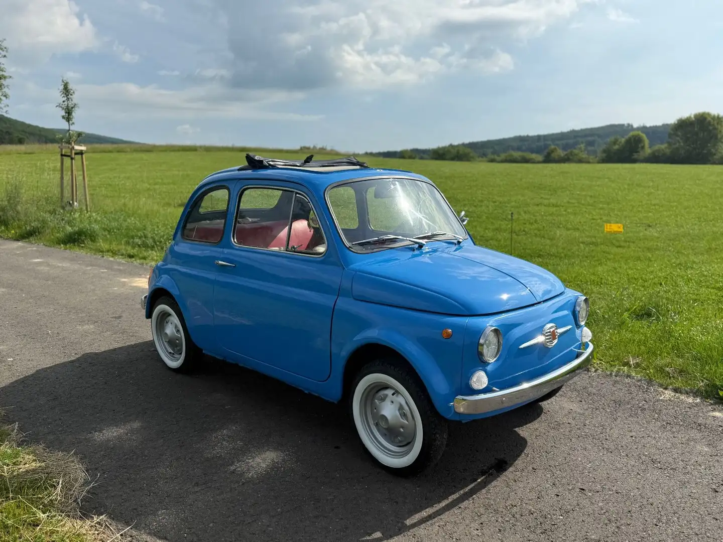 Fiat 500 F 1968 RUNDTACHO SYNC Getriebe TÜV & H Blauw - 2