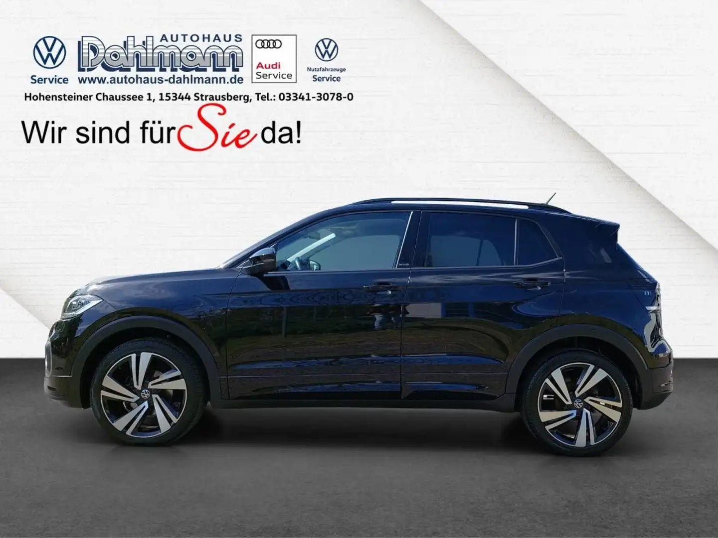 Volkswagen T-Cross 1.5 TSI+DSG+ACTIVE+RLINE+APPCONNECT+LED Negro - 2