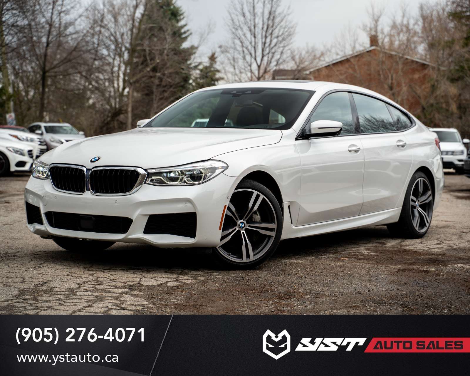 White 2018 BMW 6 Series Gran Turismo 640i xDrive AWD Wagon All-Wheel Drive Automatic