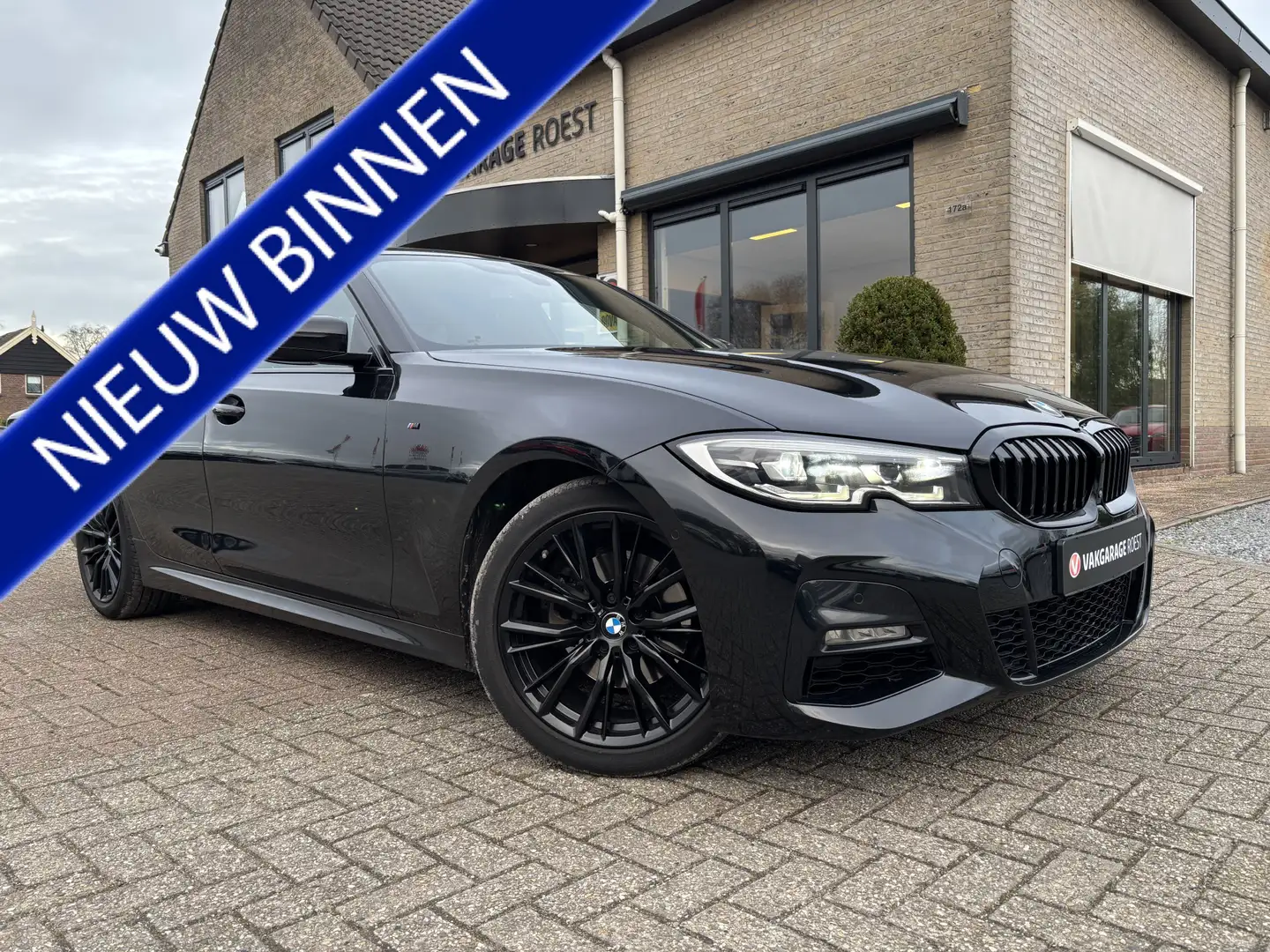BMW 320 3-serie 320i High Executive M-Sport Nieuw model G2 Zwart - 1