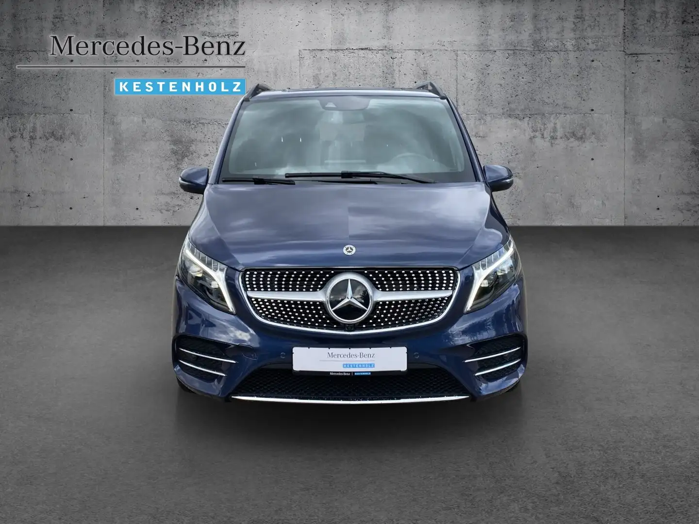 Mercedes-Benz V 250 V 250 d EDITION Lang AMG Line/AHK/Distronic/2xKlima/7-Sitzer Blau - 2