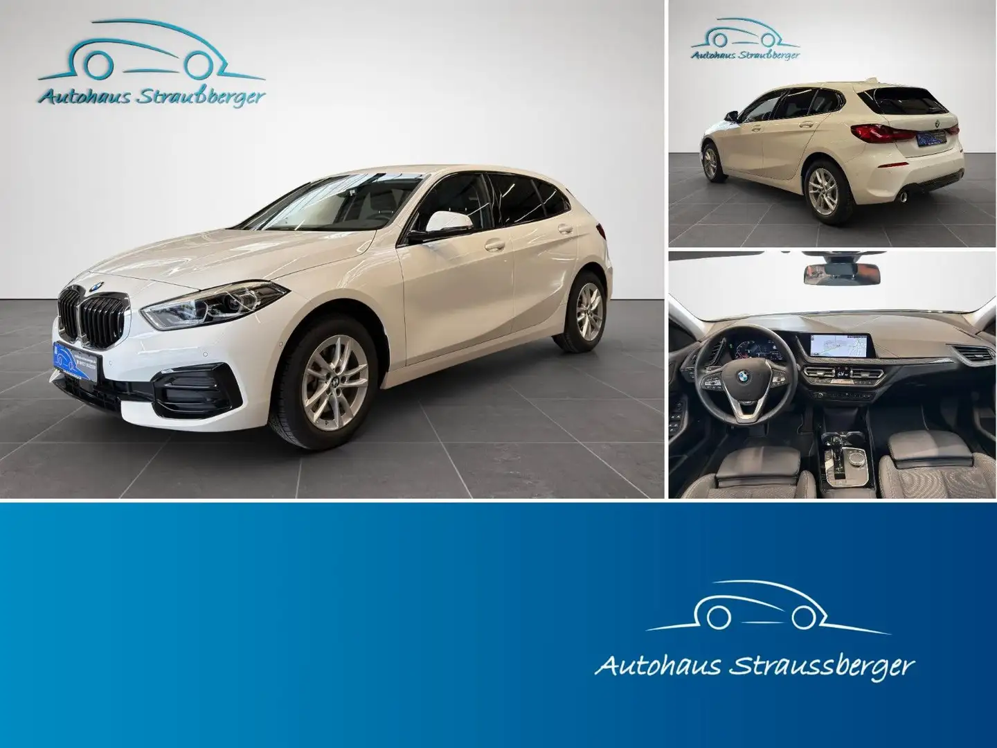 BMW 118 i Aut. Sport Line Sitzh Kamera 2-Z NP:44.000€ Weiß - 1