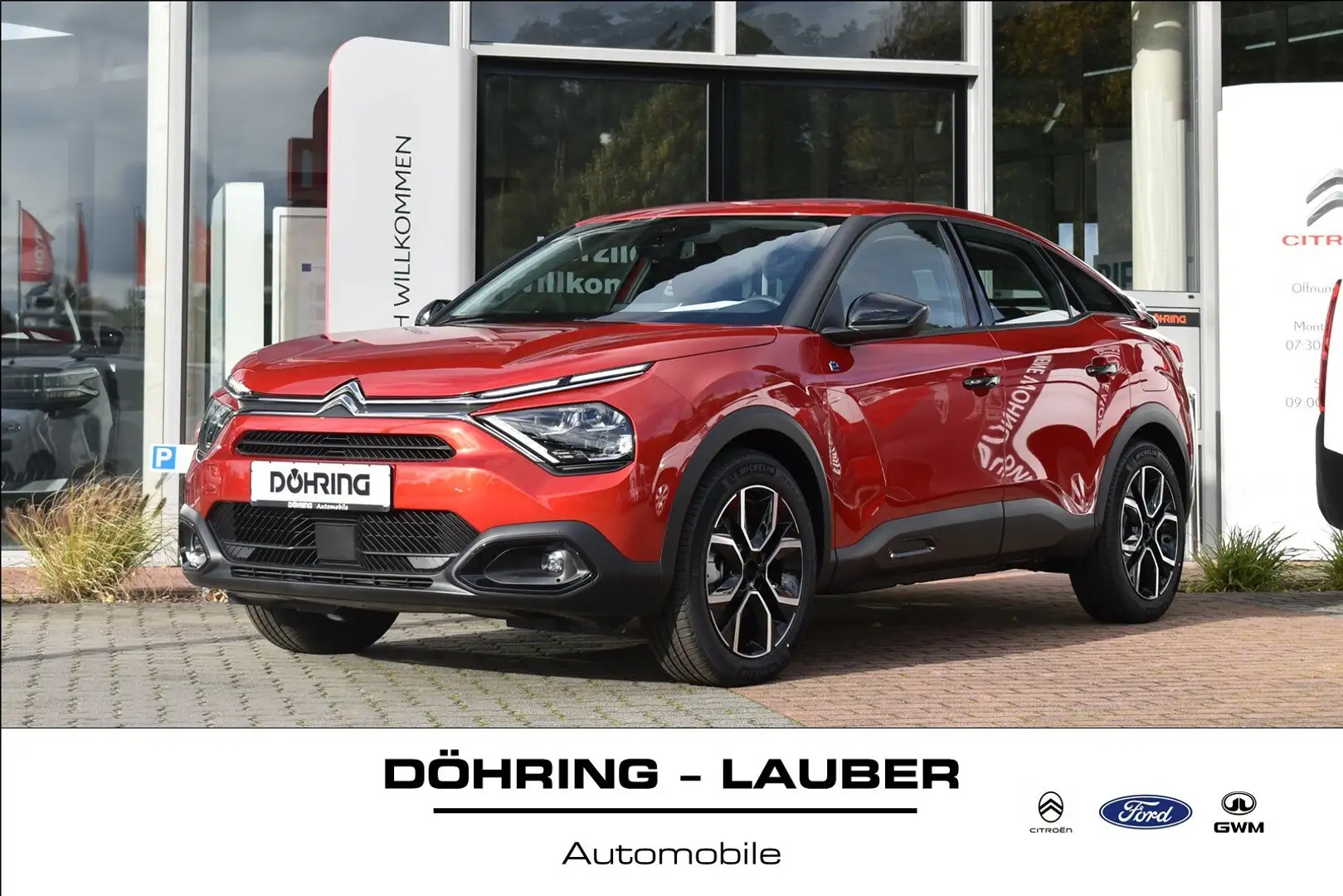 Citroen E-C4 Electric ë-C4 Elektromotor 136 Feel Winterpaket Navi über App Rouge - 1