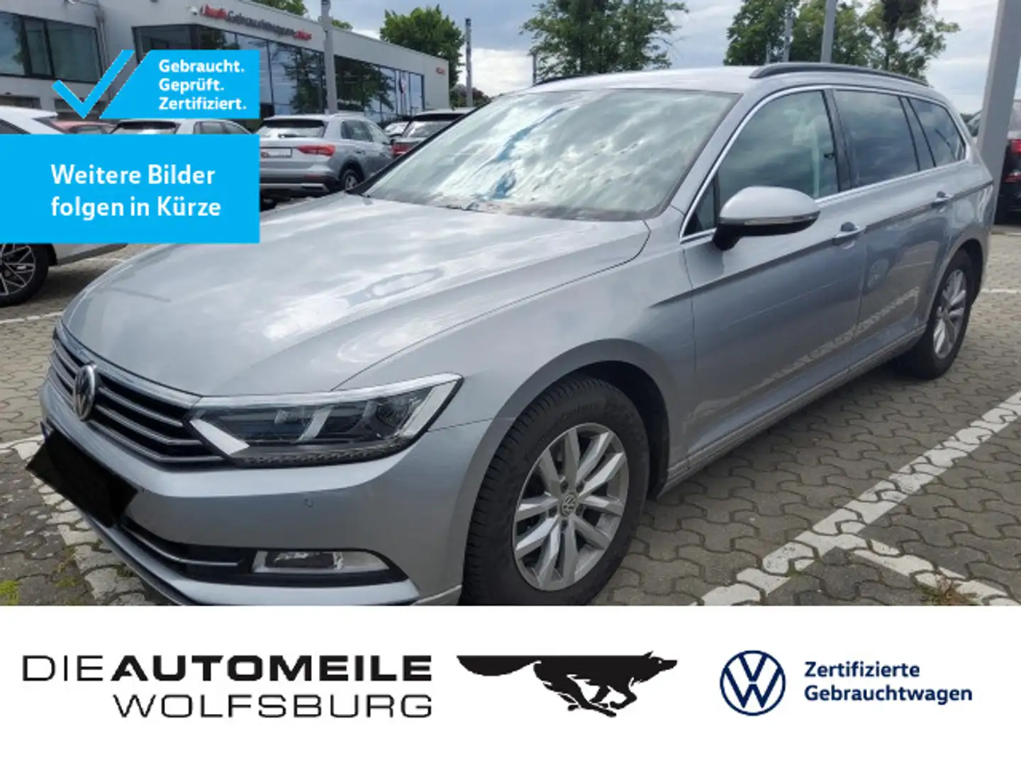 Volkswagen Passat Variant 2.0 TDI DSG Comfortline ACC/Einpa Silber - 1