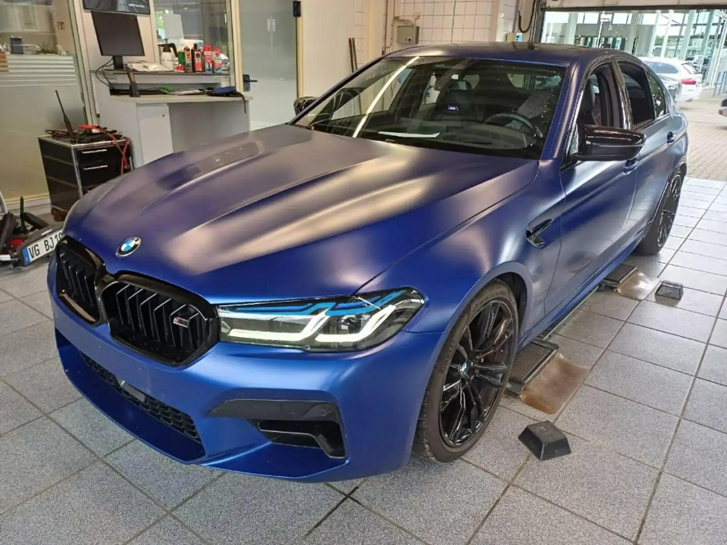 BMW M5 Competition/HUD/Navigation/HarmanKardon Azul - 1