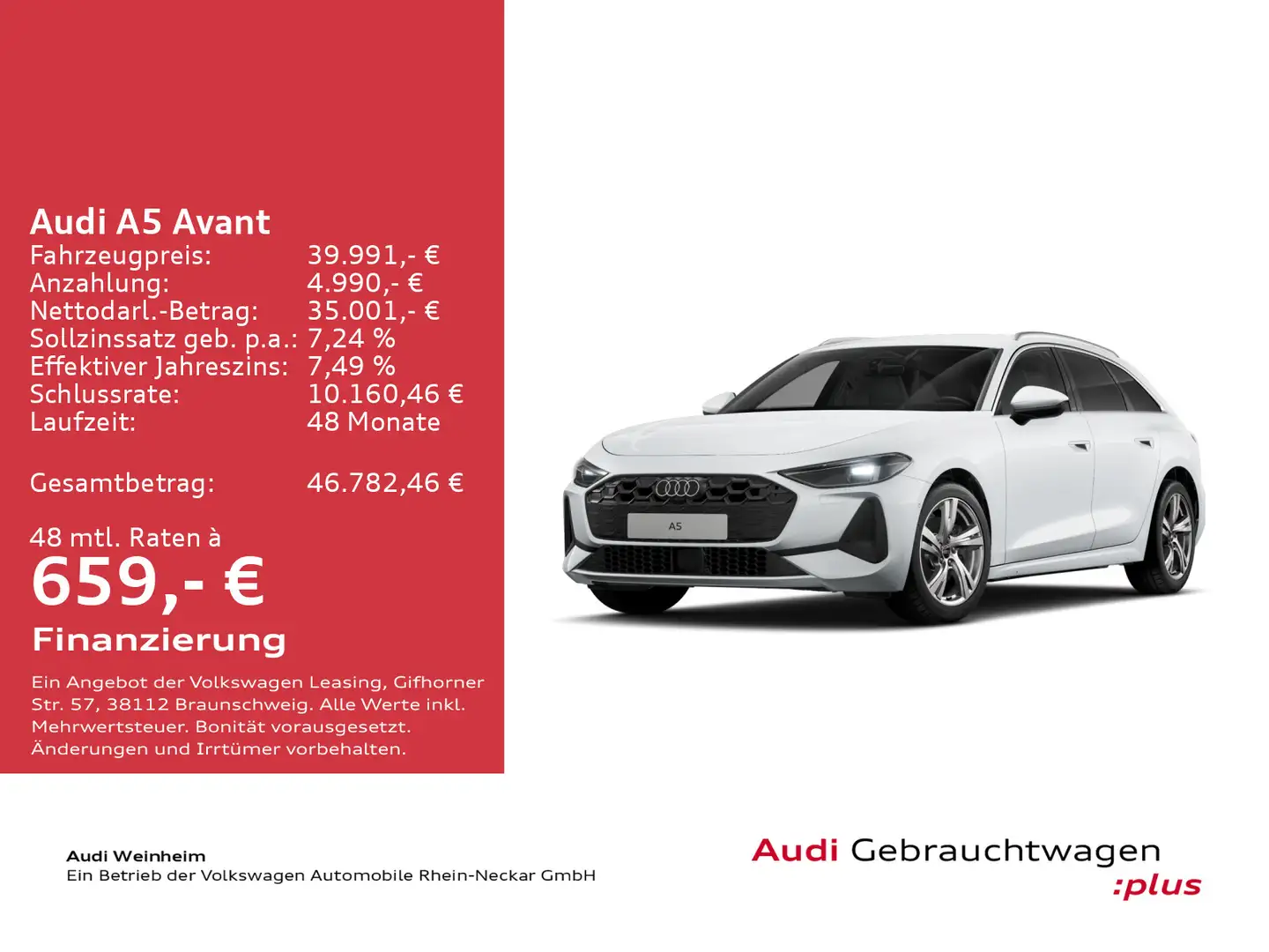 Audi A5 TFSI S tronic AHK Virtual Kamera uvm Weiß - 2