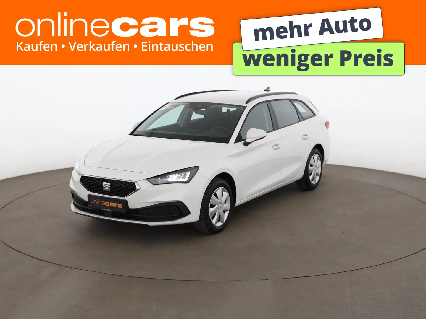 SEAT Leon ST 2.0 TDI Reference LED NAVI SITZHZG ASSIST Weiß - 1