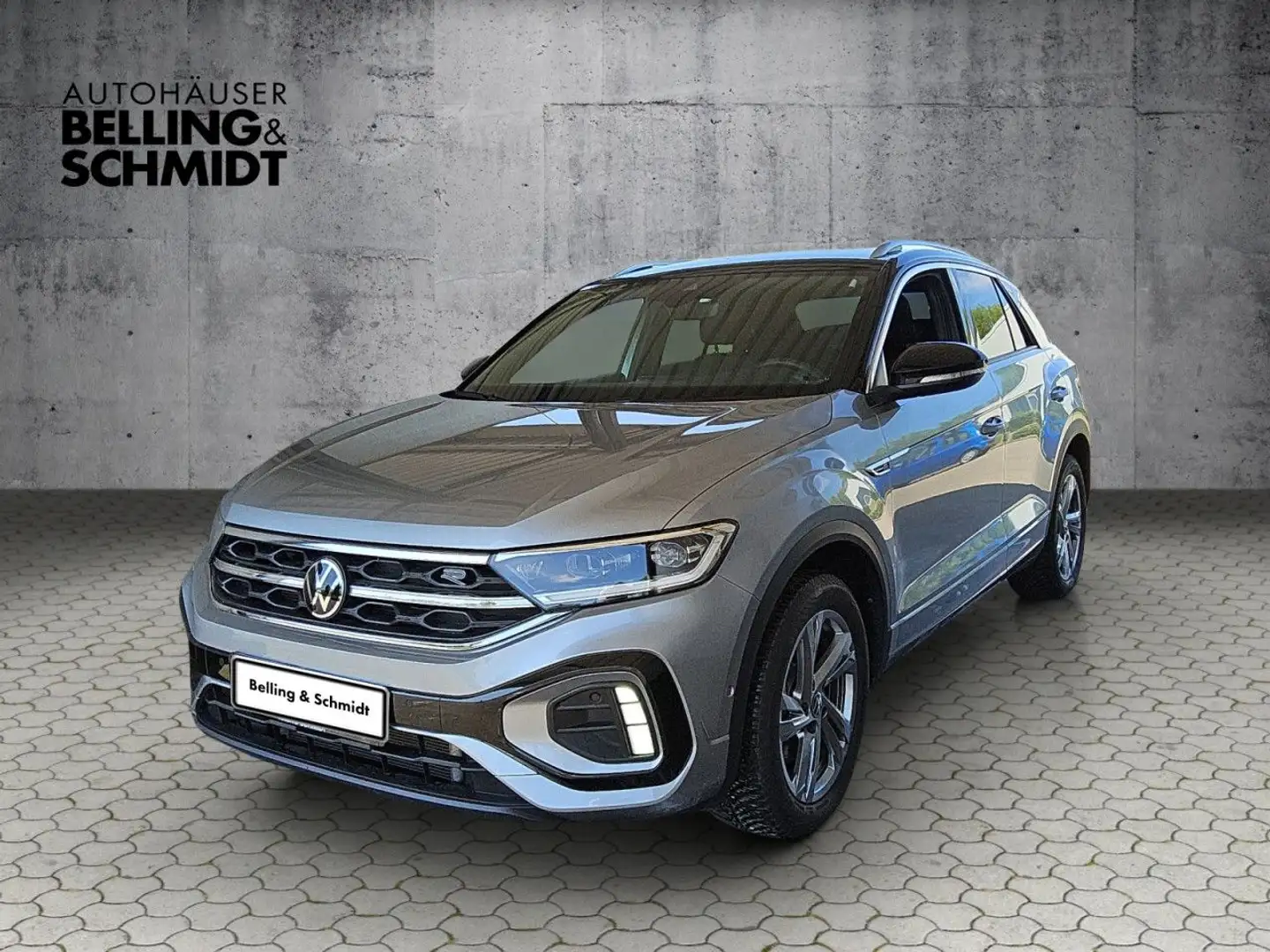 Volkswagen T-Roc 2.0TDI Aut. R-Line AHK Kamera Climatronic Silber - 1