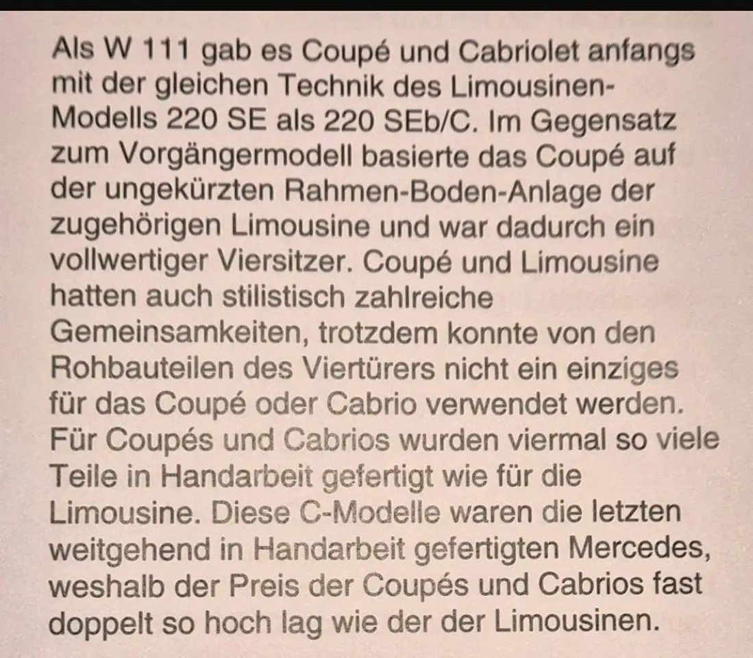 Mercedes-Benz 220 SEb Coupé Oldtimer, foto 10