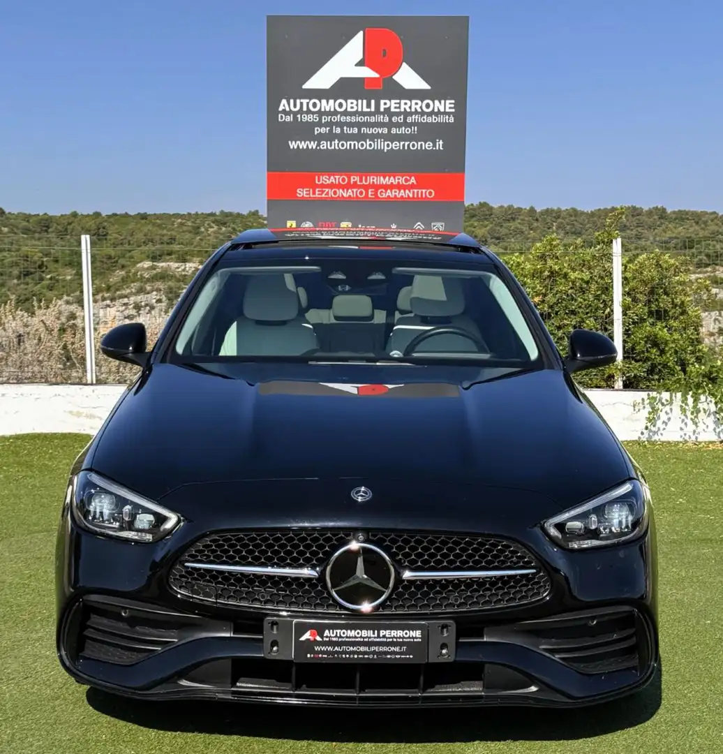 Mercedes-Benz C 300 d MHEV Premium Plus AMG (Tetto/LED/APP/Pelle) Noir - 2