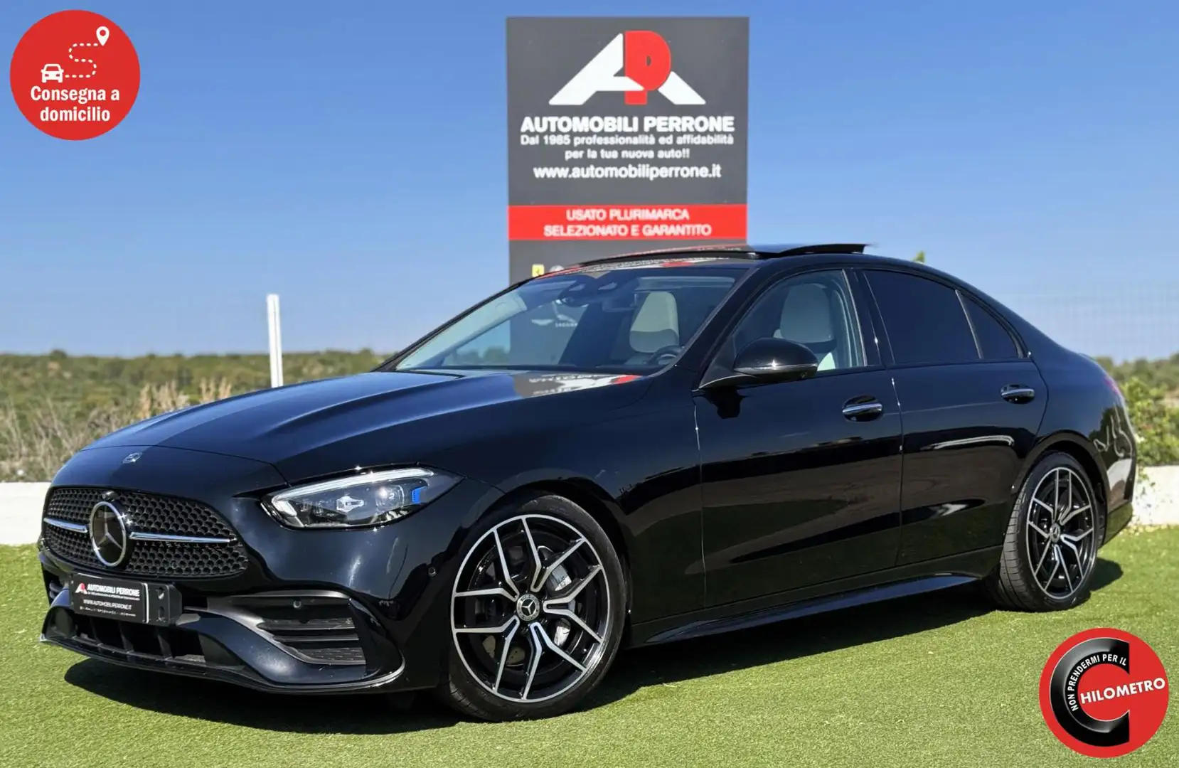 Mercedes-Benz C 300 d MHEV Premium Plus AMG (Tetto/LED/APP/Pelle) Noir - 1
