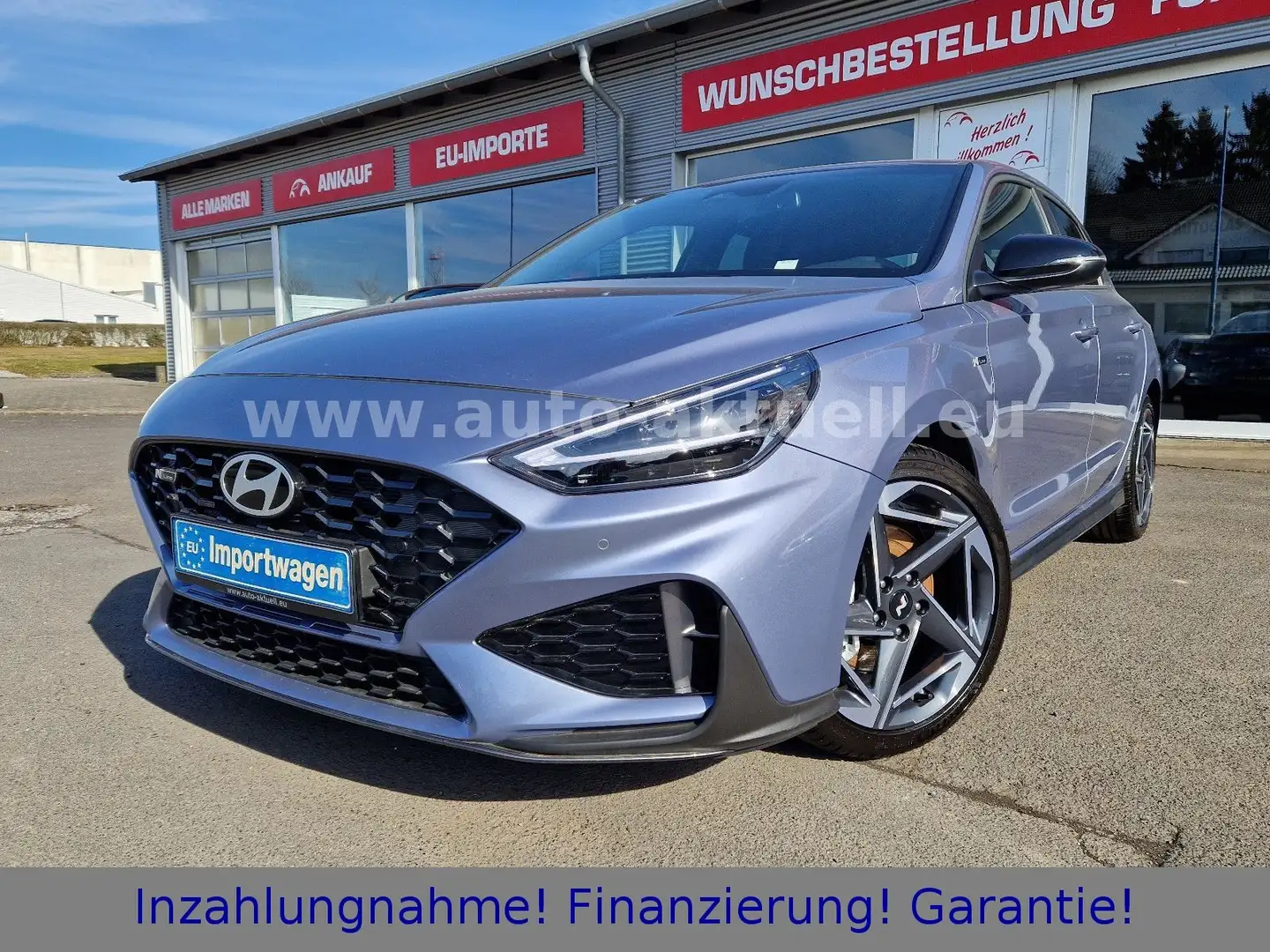 Hyundai i30 N LINE FASTB. 1,5TGDI 48V DIG.TACHO NAVI LED Bleu - 1