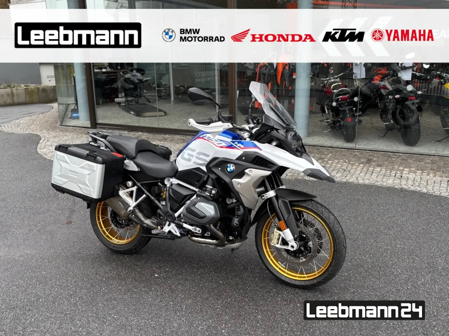 BMW R 1250 GS HP, Akrapovic, Seitenkoffer Tieferlegung Azul - 1