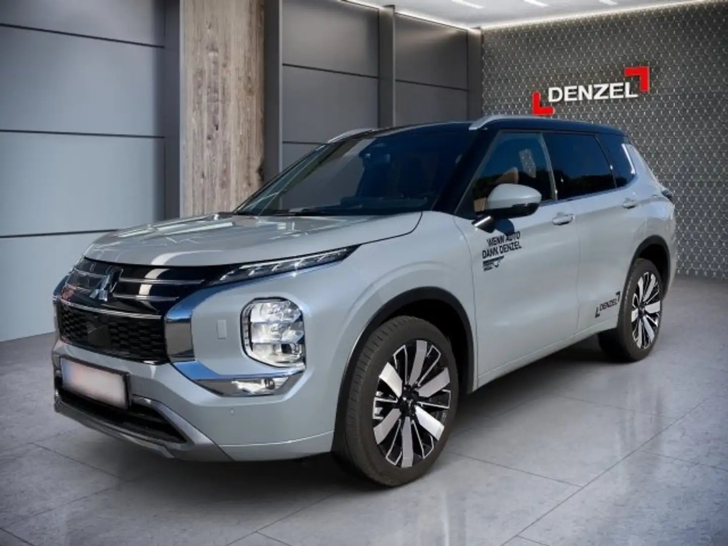 Mitsubishi Outlander PHEV 2,4 4WD Diamond Leder Schwarz AT 25 Grau - 1