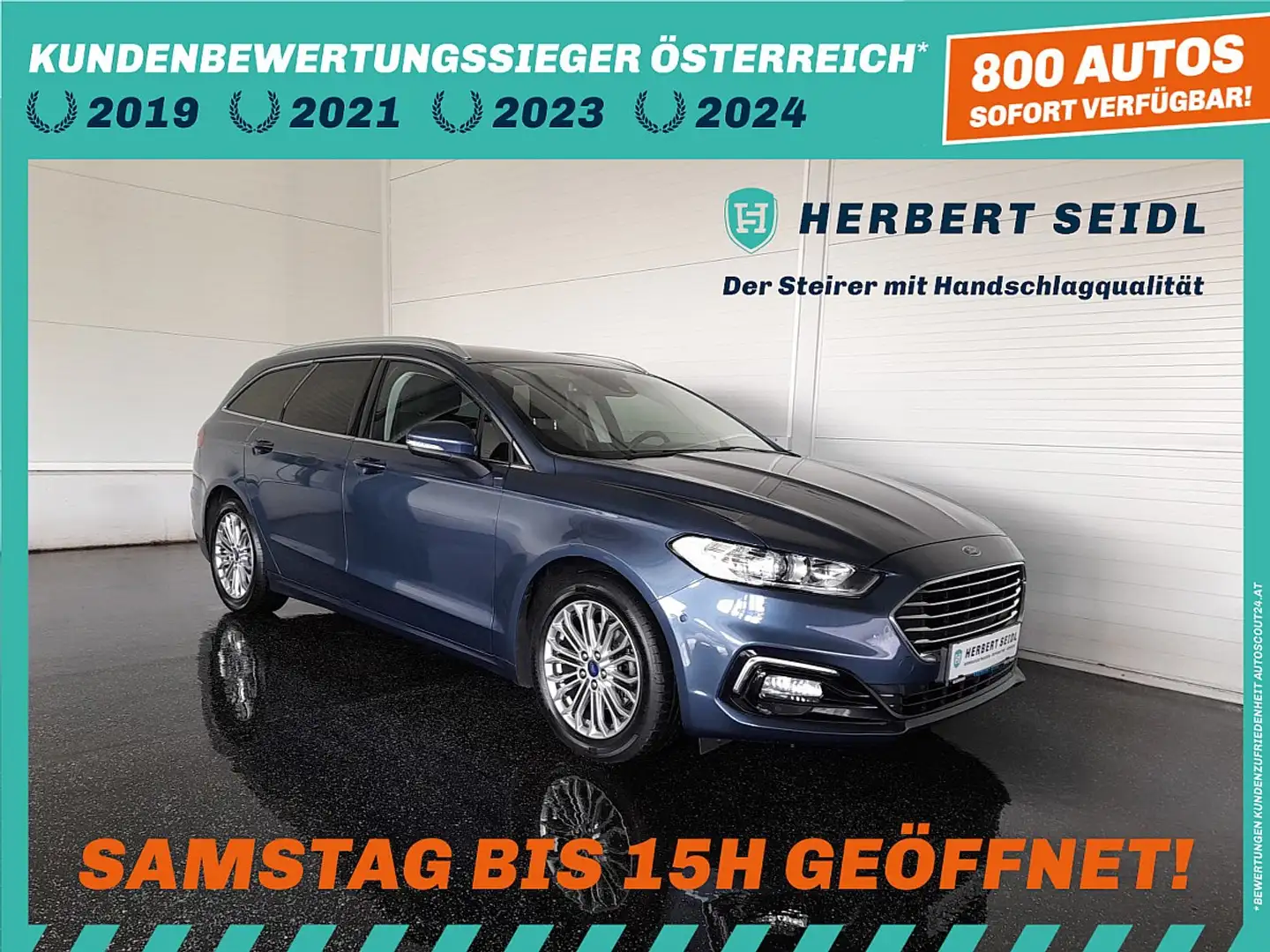 Ford Mondeo Turnier TITANIUM 2,0 EcoBlue *LED / NAVI / KAME... Blau - 1