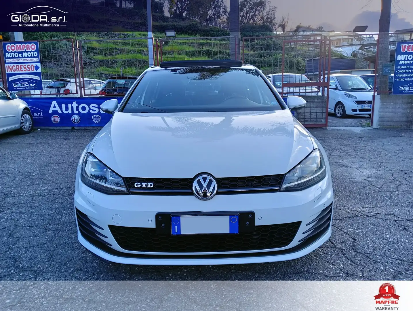 Volkswagen Golf GTD 2.0 TDI DSG 5p. BlueMotion Technology Bianco - 2