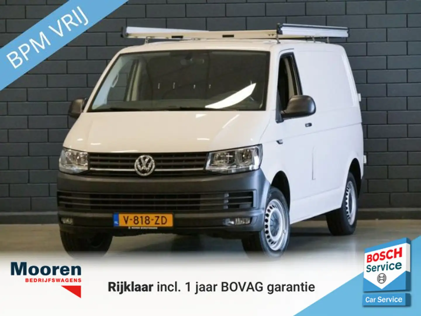 Volkswagen T6 Transporter 2.0 TDI L1H1 Comfortline | TREKHAAK | CRUISE CONTR Білий - 1