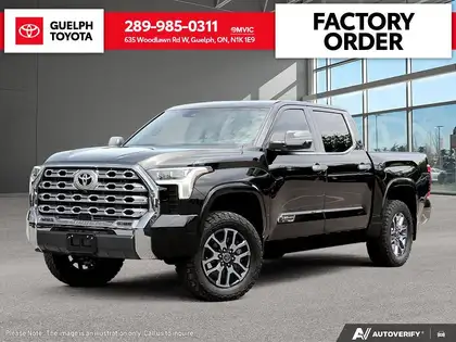 Black 2026 Toyota Tundra Pickup Truck Four-Wheel Drive Automatic