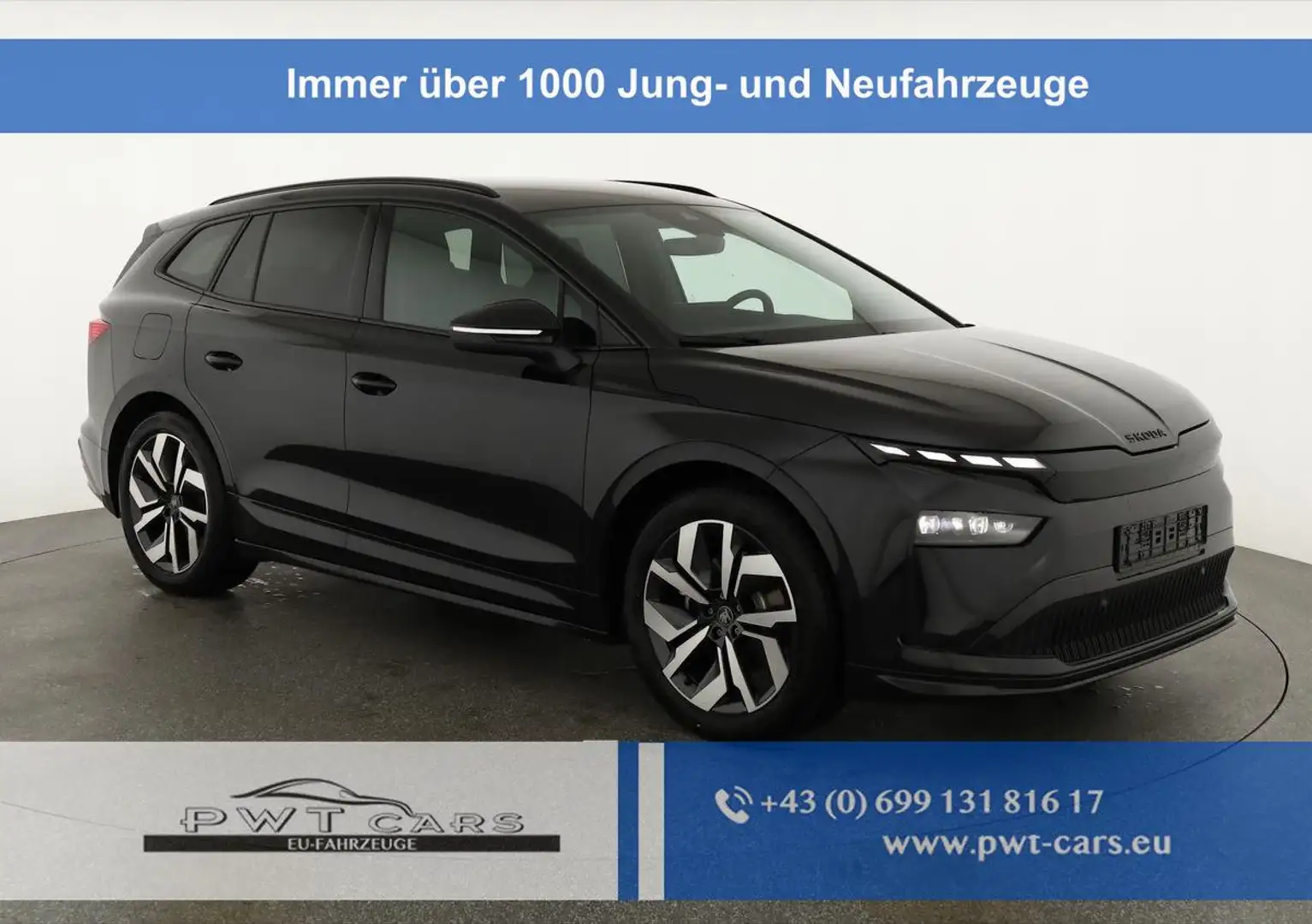 Skoda Enyaq 60 Sportline Sportline, AHK, Wärmepumpe, Matrix... Negro - 1