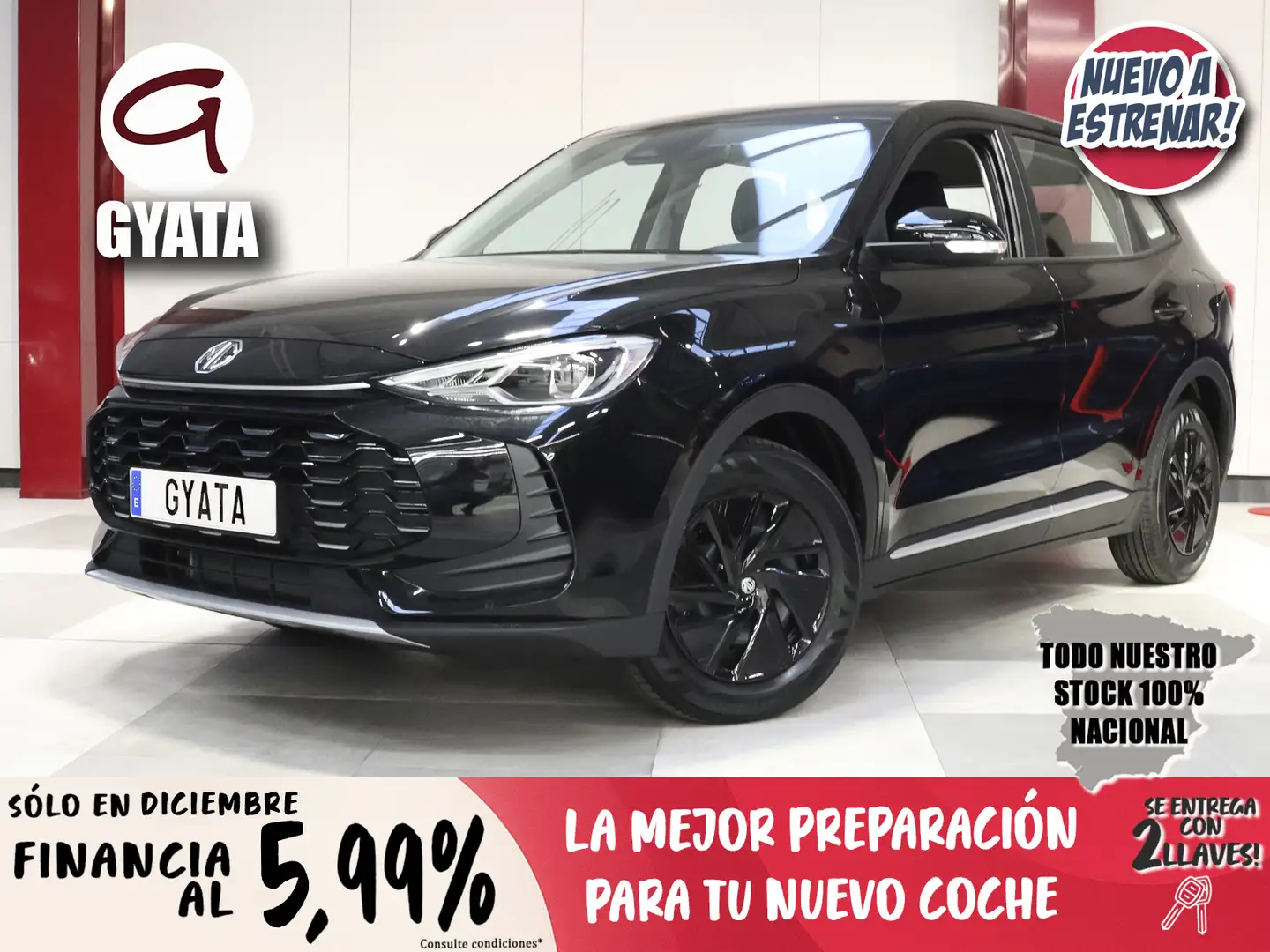 MG ZS 1.5 Hybrid+ Standard Negro - 1