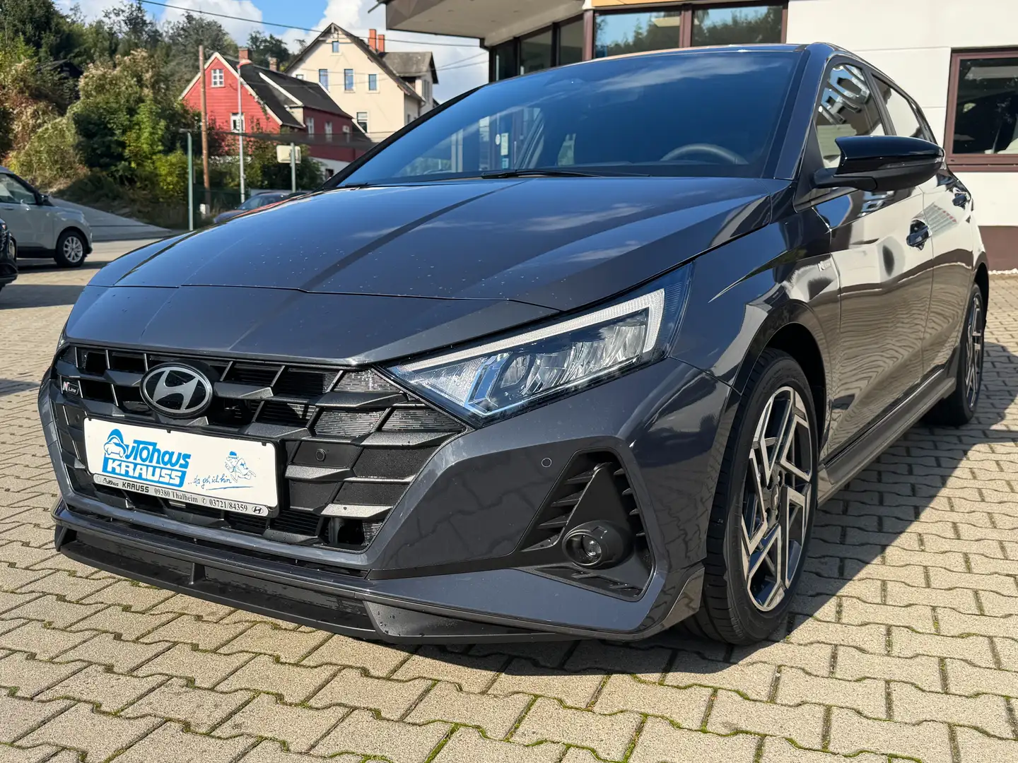 Hyundai i20 1.0 T-GDI Automatik N Line Grau - 1