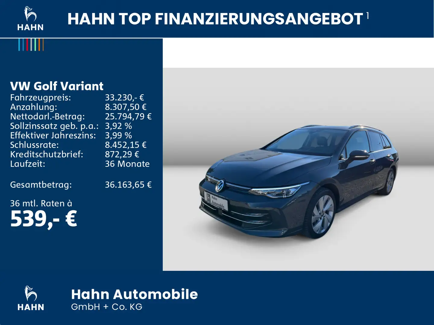 Volkswagen Golf Variant VIII 1.5eTSI DSG Style Pano LED AHK Grijs - 2