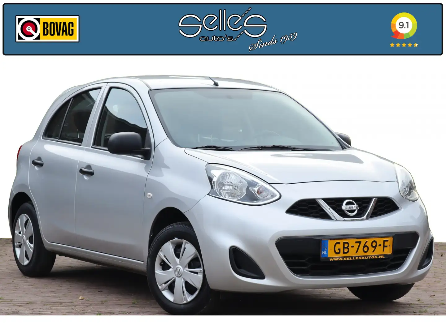 Nissan Micra 1.2 | Airco | Elektrisch pakket Grijs - 1