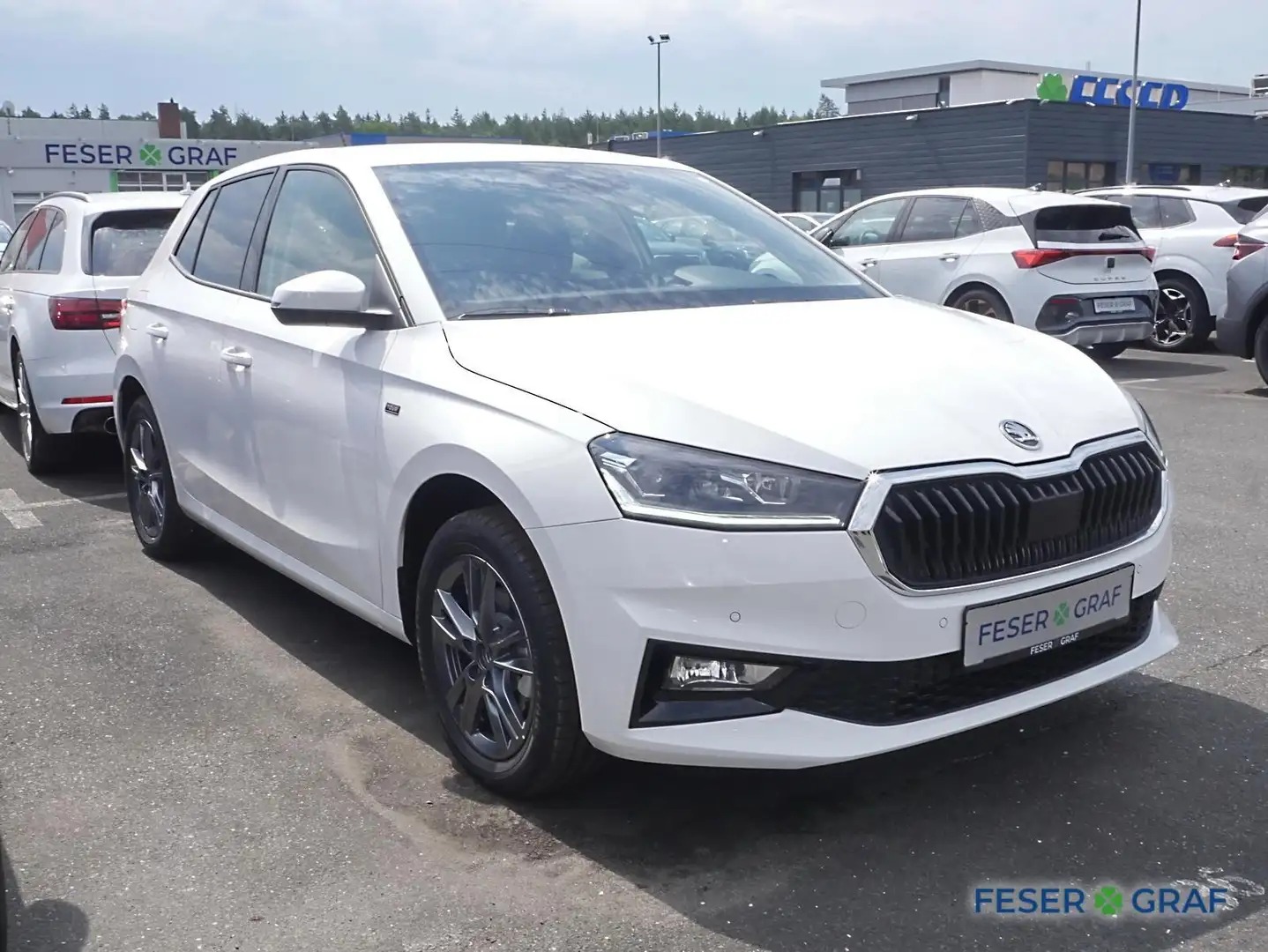 Skoda Fabia TOUR 1,0 TSI SHZ,LHZ,TEMPOMAT,KESS Weiß - 2